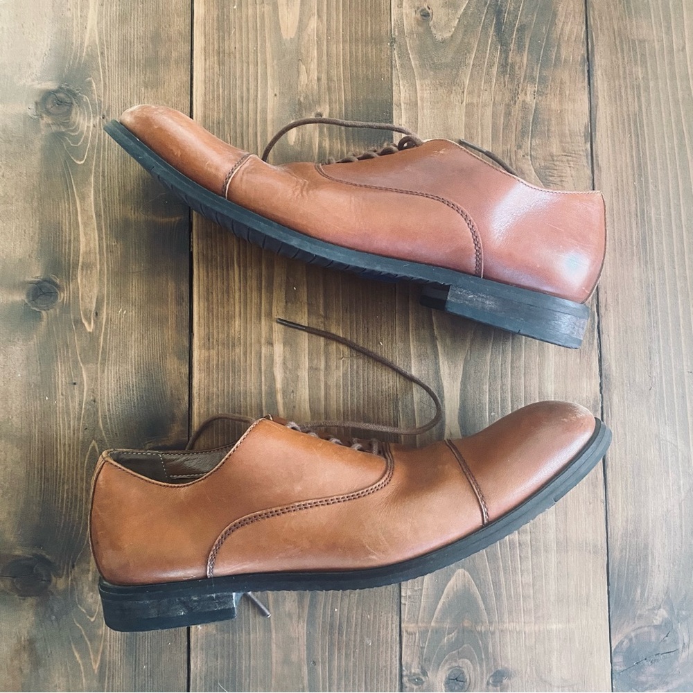 Frye brown loafers